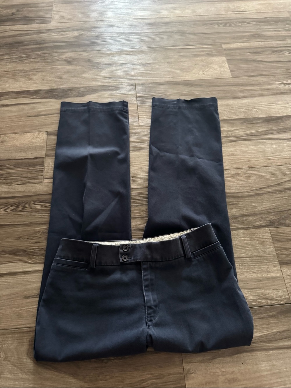 Lee Men's Navy Straight-Leg Chinos
